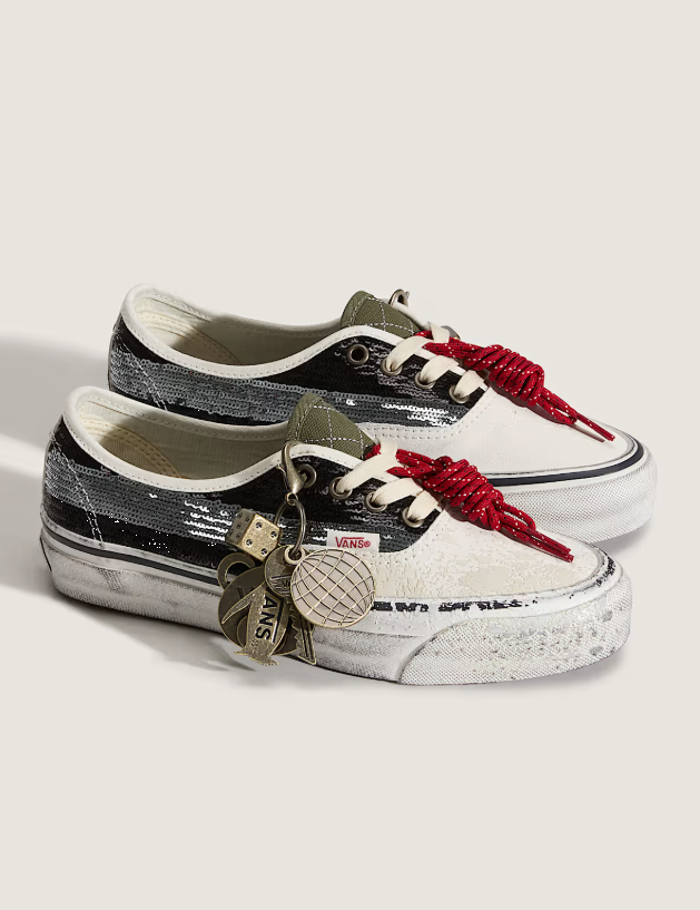 Sneakers lx authentic 44 denim in bianco Vans - unisex 