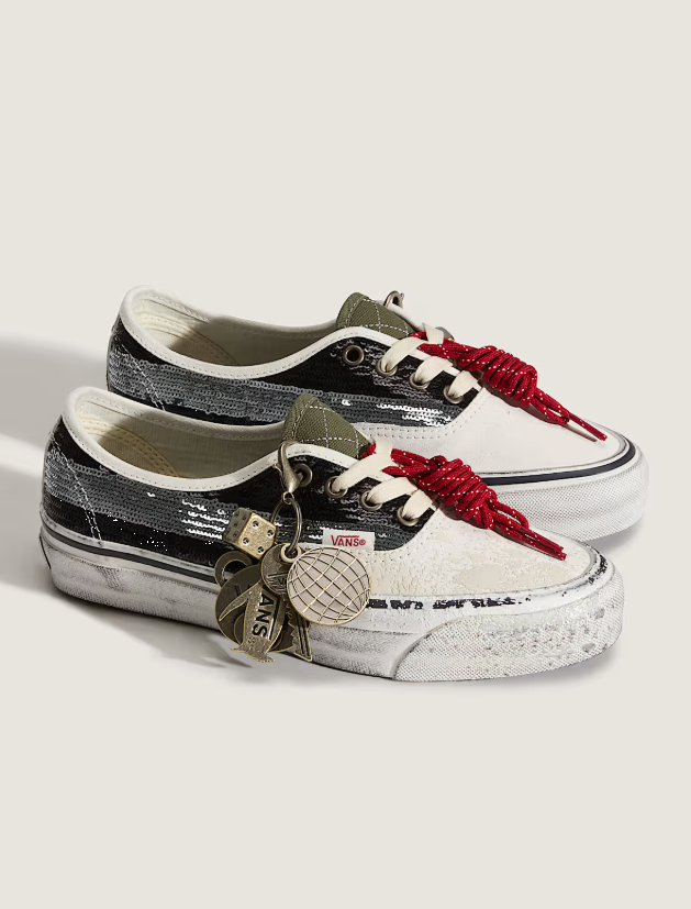 Sneakers lx authentic 44 denim in bianco Vans - unisex 