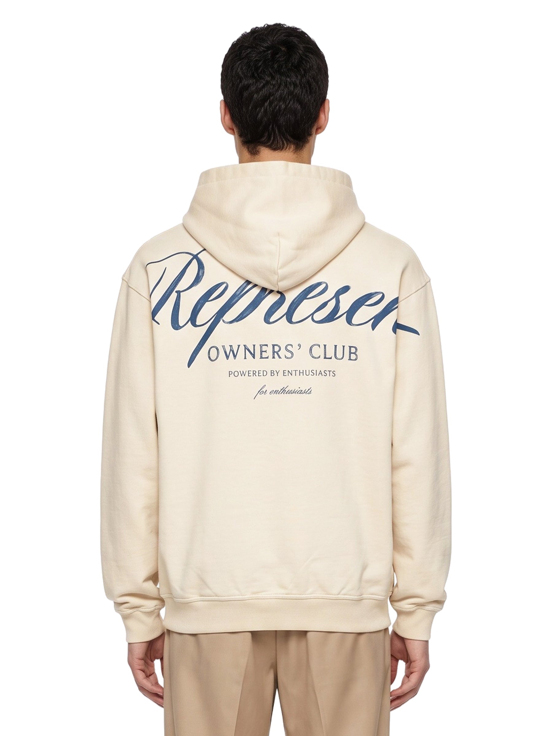 Felpa Owners Club Script in avorio 