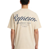 T-shirt Owners Club Script in avorio 