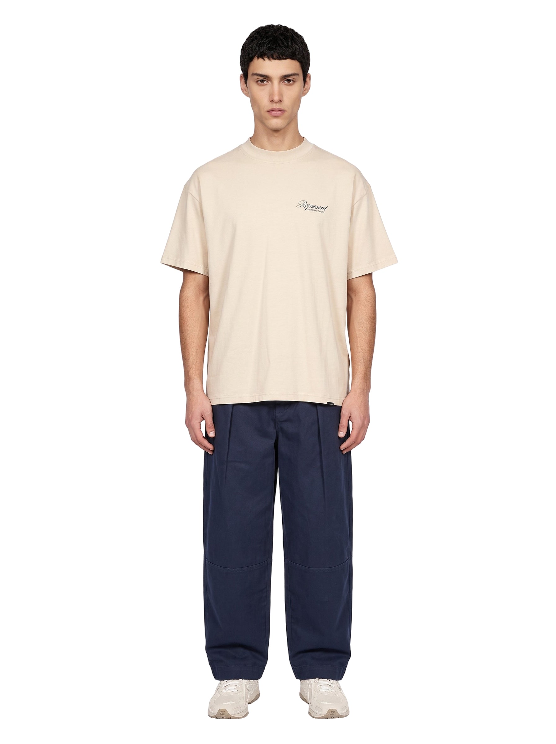 T-shirt Owners Club Script in avorio 