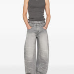 Top a costine in grigio Erl - unisex 