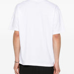 T-shirt a maniche corte in bainco Yohji yamamoto - uomo 