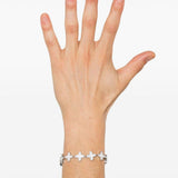 Bracciale Clover in argento Darkai - unisex 