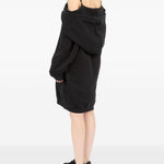 Abito con spalle scoperte in nero Mm6 maison margiela - donna 