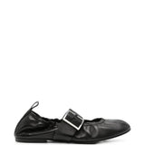 Ballerine Rosalind in pelle in nero 