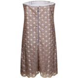 Abito mini con spalline sottili in oro ROTATE - donna 