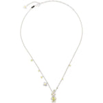 Collana con ciondolo a forma di orsetto fiorito in argento Yvmin - donna 