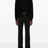 Giacca in pelle scamosciata in nero Salvatore santoro - uomo 
