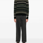 Maglione con ricami case fair in nero Barbour - uomo 