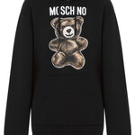 Felpa con stampa in nero Moschino - donna 