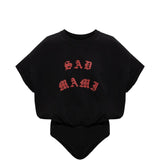 Body Sad Mami  in nero Willy chavarria - uomo 