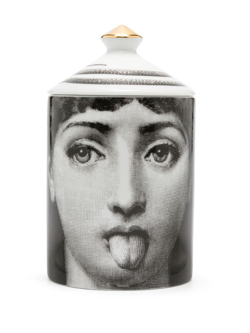 SE POI Candela profumata - Decoro Mascherina - Fragranza Frutto Proibito Fornasetti 