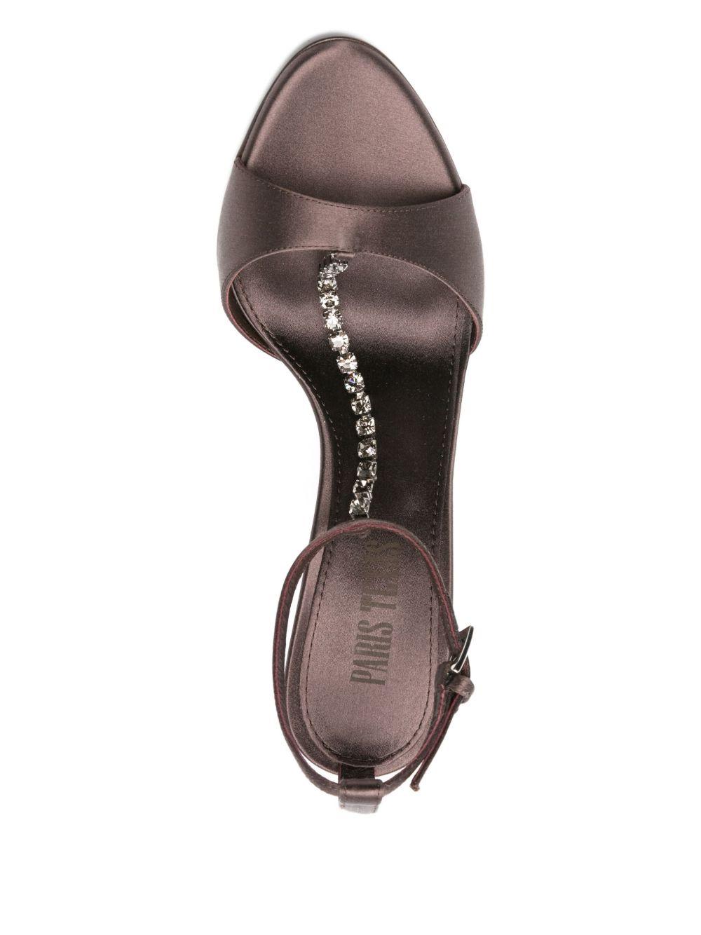 Sandali con cristalli lidia in marrone Paris texas- donna 
