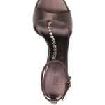 Sandali con cristalli lidia in marrone Paris texas- donna 