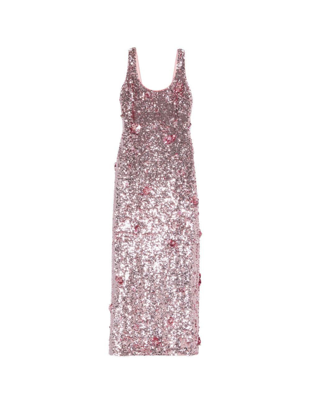 Abito lungo in paillettes in viola Simkhai - donna 