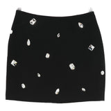 Minigonna con strass in nero David Koma - donna 