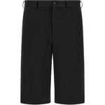 Shorts in lana in nero Comme des garcons homme plus - uomo 