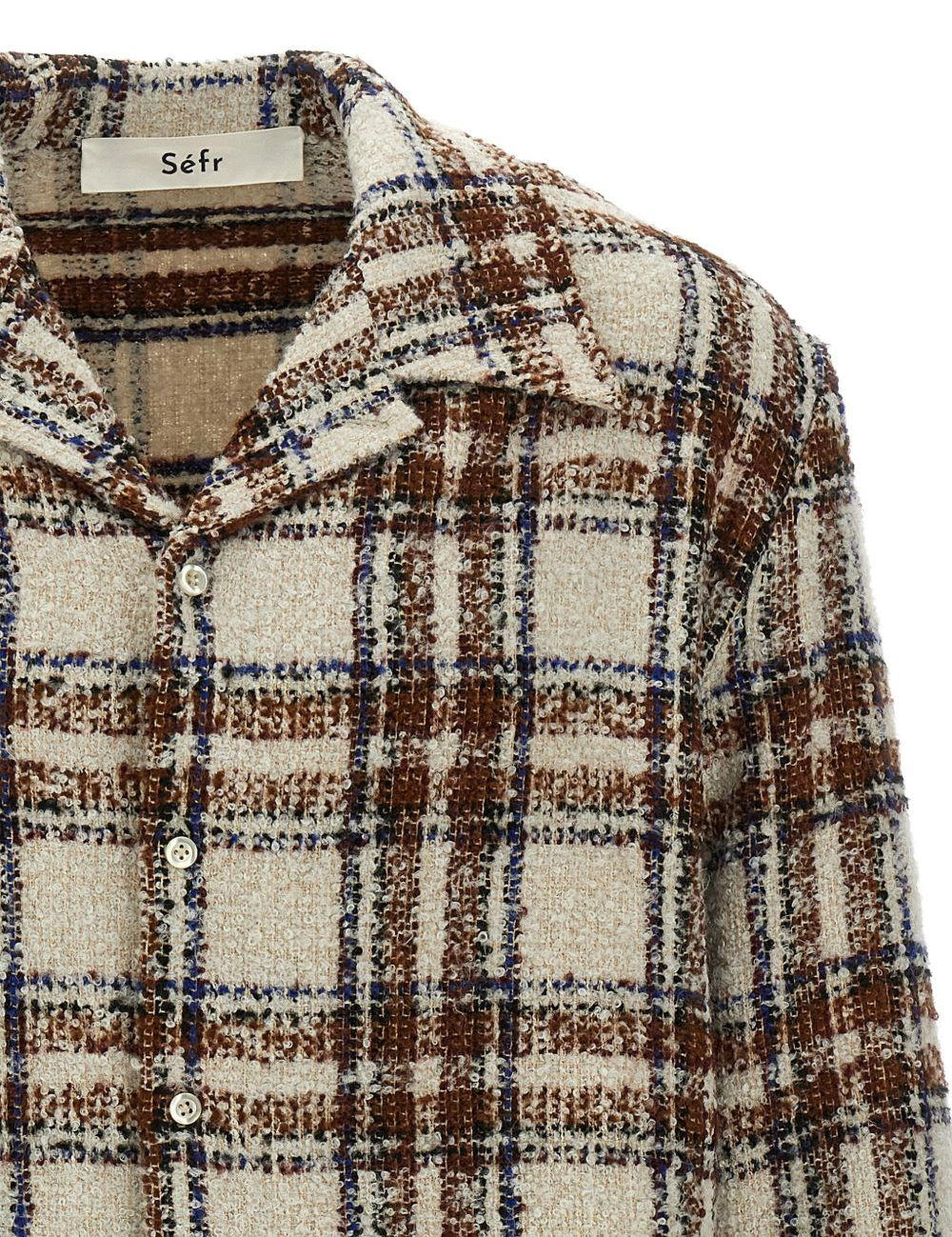 Camicia Ojai a quadri multicolore Sefr - uomo 