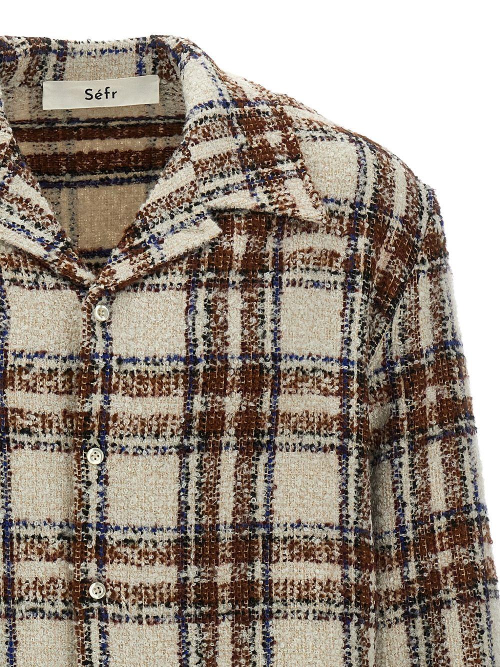 Camicia Ojai a quadri multicolore Sefr - uomo 