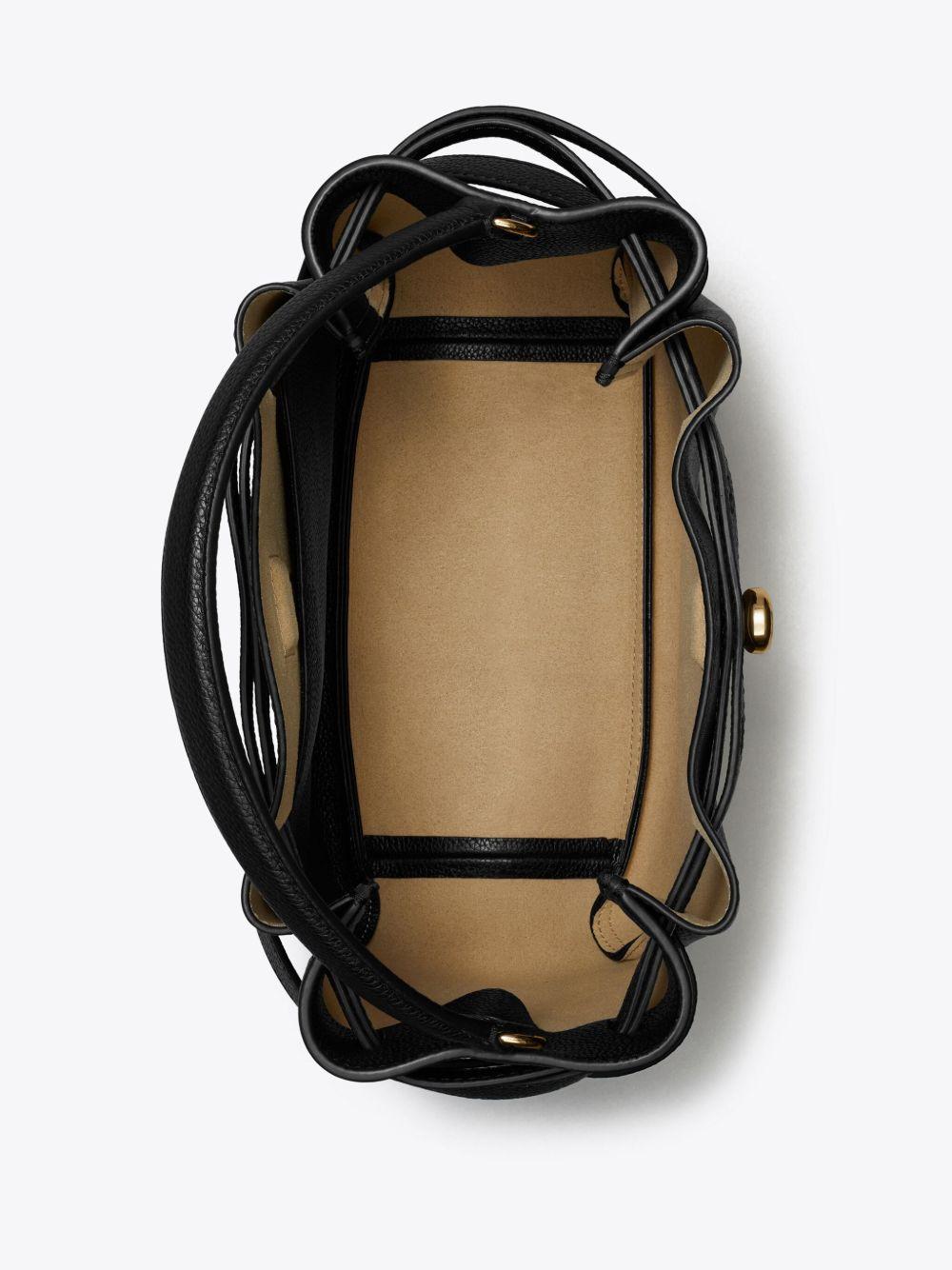 Borsa a mano romy in nero tory burch - donna 
