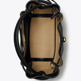 Borsa a mano romy in nero tory burch - donna 
