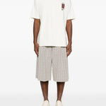T-shirt con logo grafico in bianco Rhude - uomo 