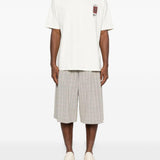 T-shirt con logo grafico in bianco Rhude - uomo 