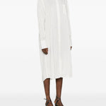 Chemisier a righe in bianco Toteme - donna 