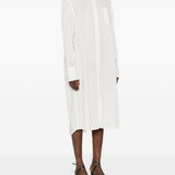 Chemisier a righe in bianco Toteme - donna 