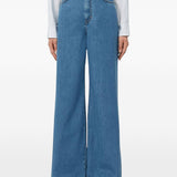 Jeans con bottoni in blu Maxmara weekend - donna 