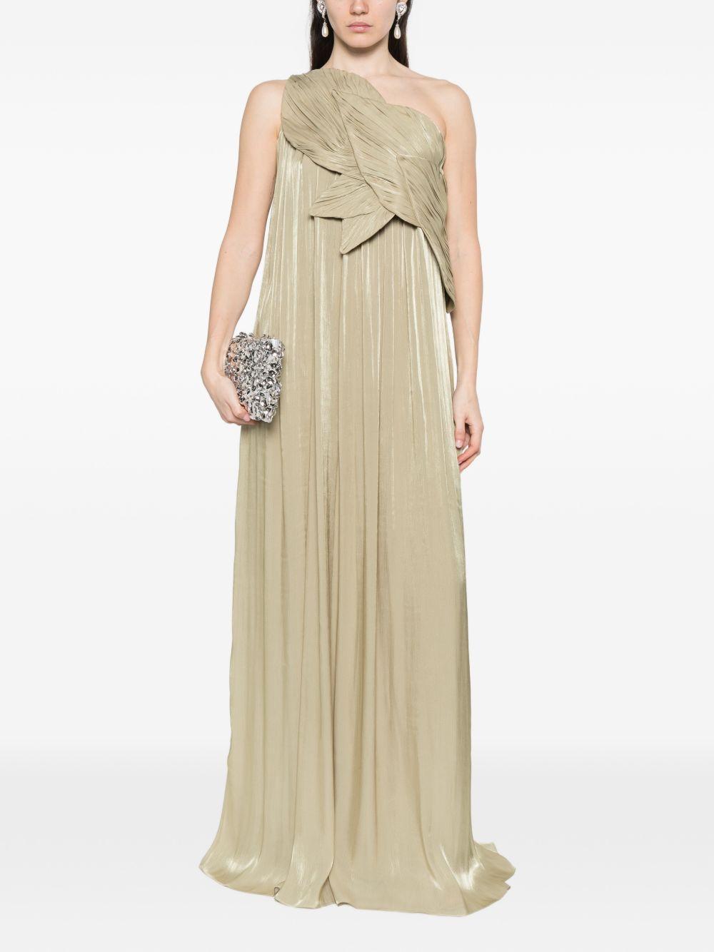 Abito asimmetrico amabe in beige Costarellos - donna 