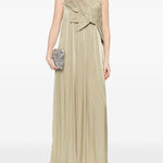 Abito asimmetrico amabe in beige Costarellos - donna 