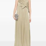 Abito asimmetrico amabe in beige Costarellos - donna 