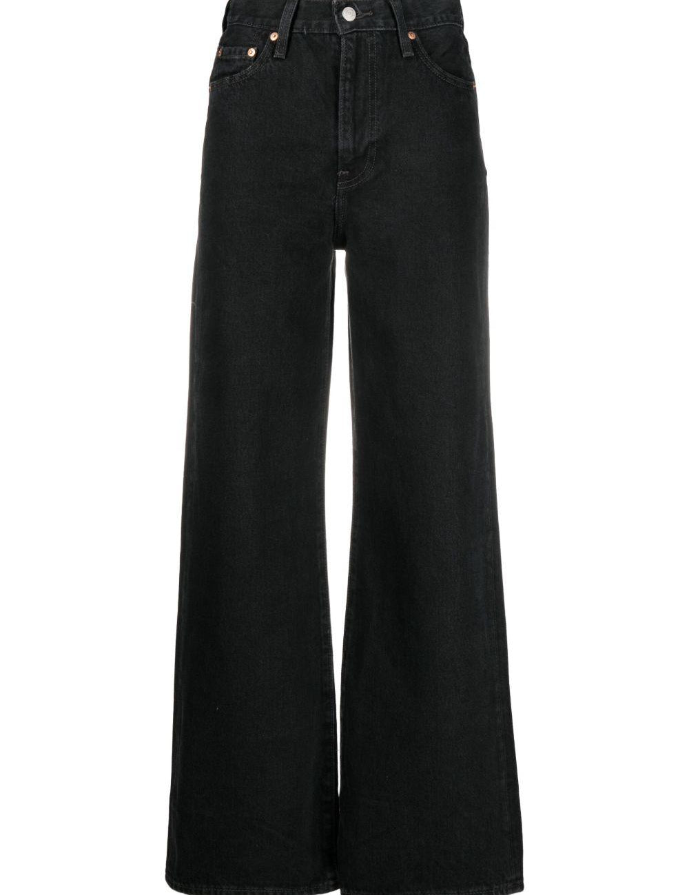 Jeans a gamba ampia in nero Levi's - donna 