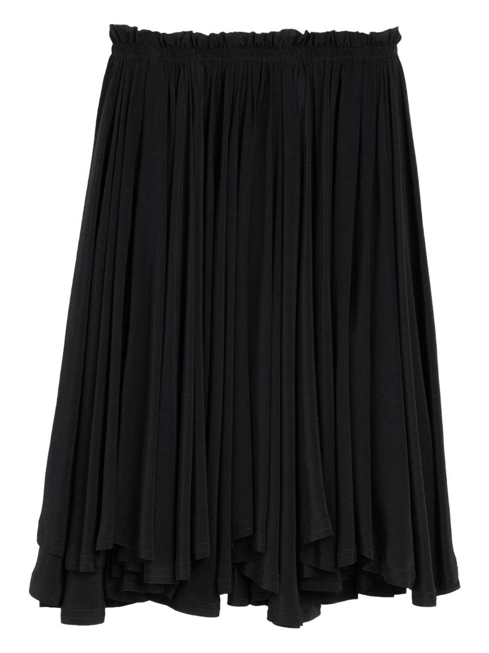 Gonna midi Corolla svasata in nero AMI PARIS - DONNA 
