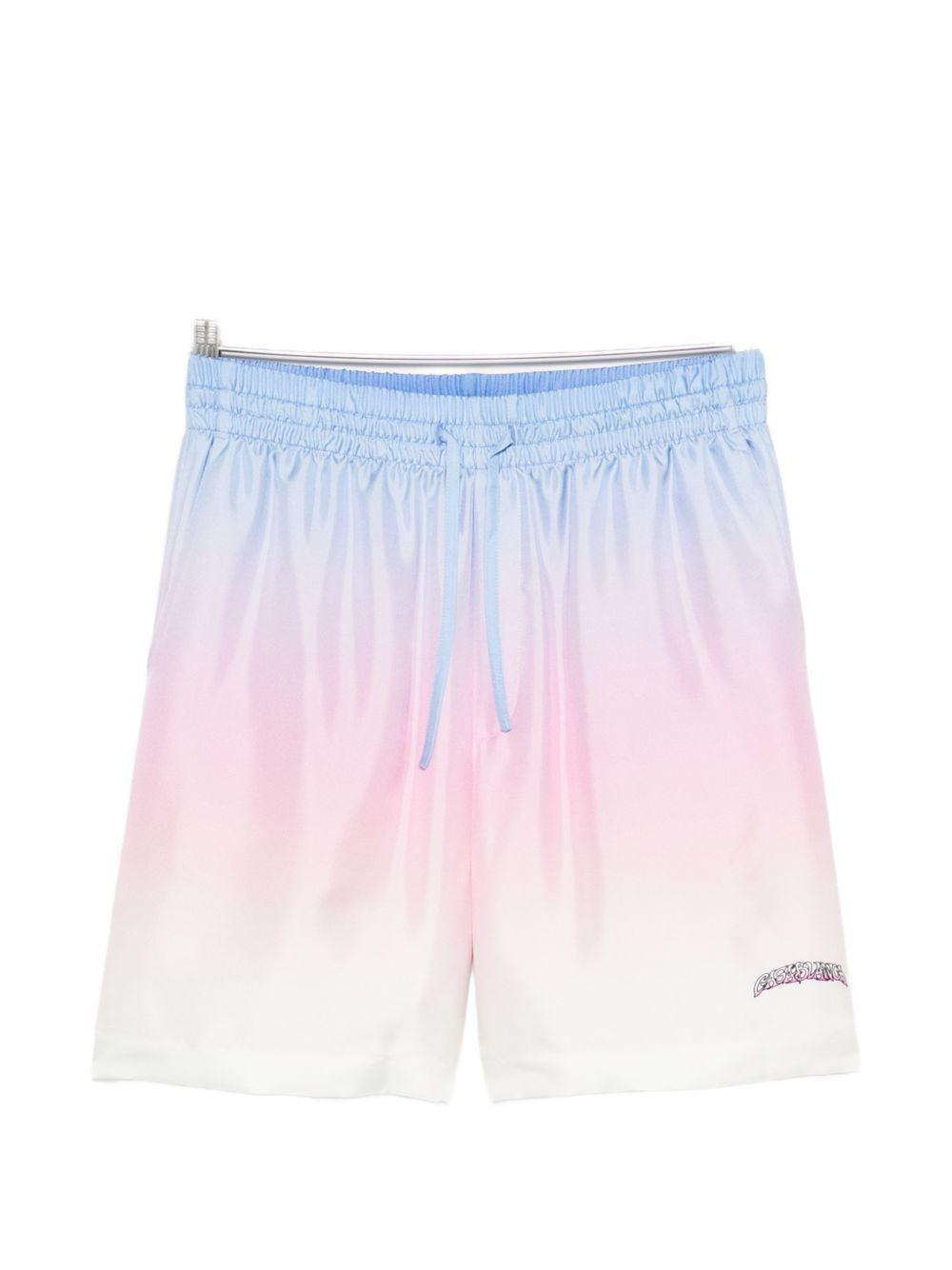 Shorts volcado con coulisse gradiente in multicolore Casablanca - uomo 