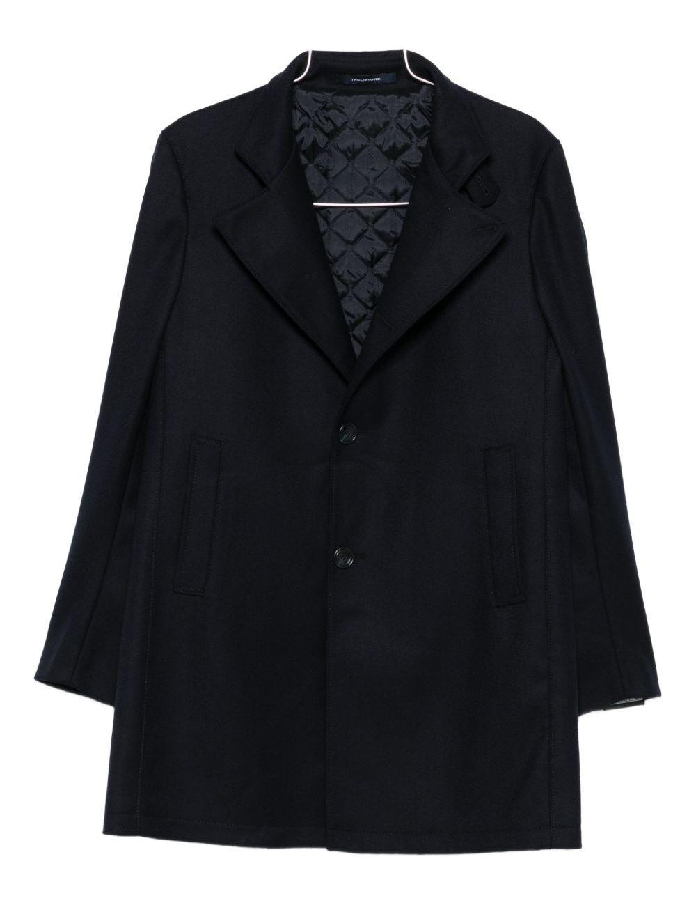 Cappotto con bottoni in blu Tagliatore - uomo 