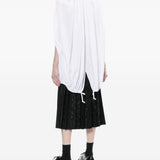 Blusa con arricciatura in bianco Comme Des Garçons - donna 