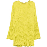 Abito mini kona in verde acido staud - donna 