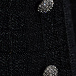 Giacca con bottoni gioiello in nero Alessandra Rich - donna 