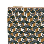 Clutch con stampa multicolore 