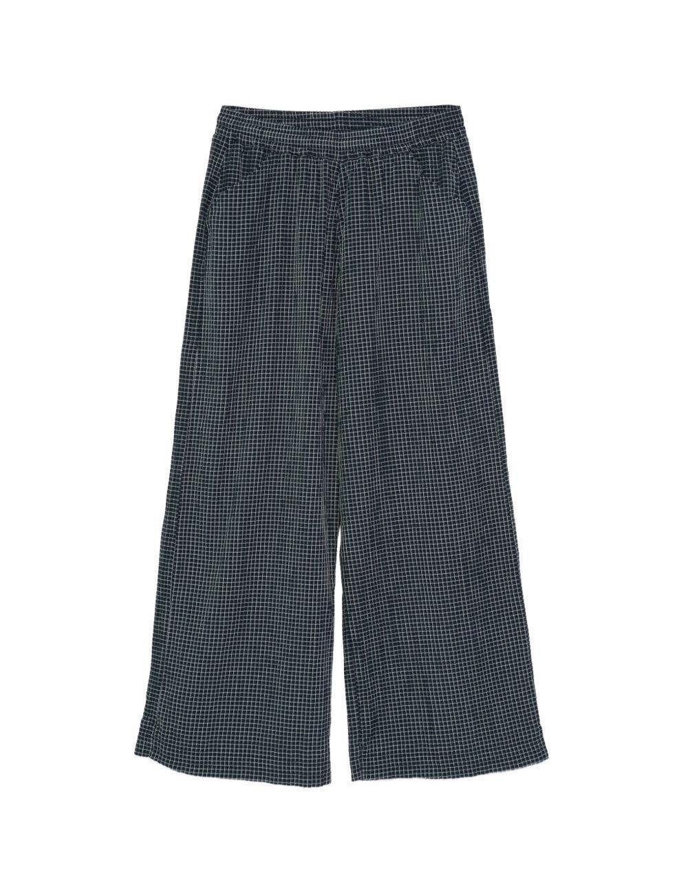 Pantaloni a quadri con tasca in blu Ymc - uomo 