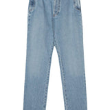 Jeans a vita alta in blu - donna 