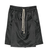 Shorts kilt al ginocchio in nero Rick Owens x Moncler - unisex<BR/> 