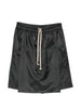 Rick Owens x Moncler black knee-length kilt shorts - unisex