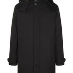 Parka con cappuccio in nero Zegna - uomo 