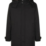 Parka con cappuccio in nero Zegna - uomo 