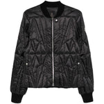 Giacca trapuntata geocamo in nero Rick Owens x Moncler - unisex<BR/> 