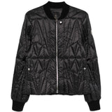 Giacca trapuntata geocamo in nero Rick Owens x Moncler - unisex<BR/> 